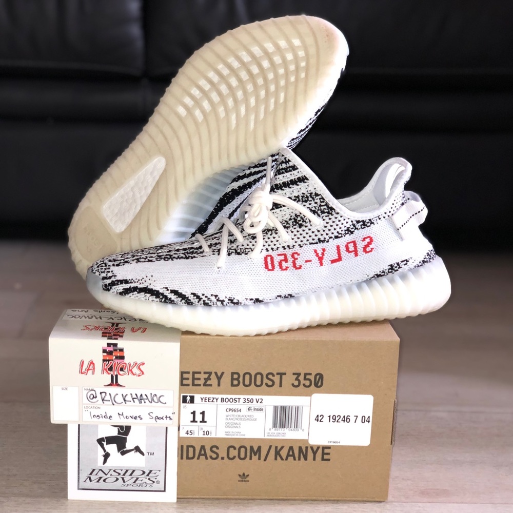Adidas 350 Boost V2 “Zebra”